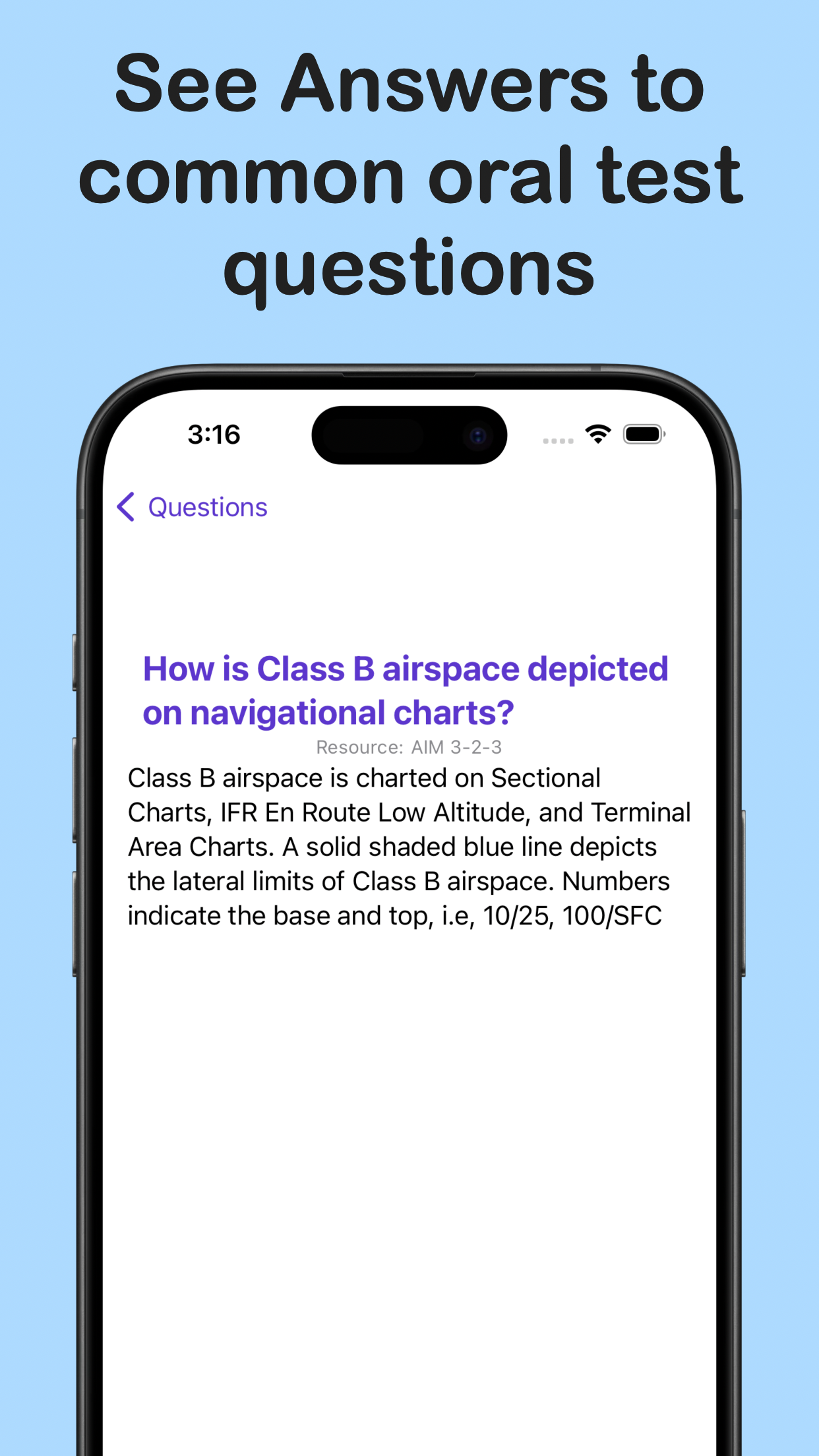 Airspace Review app screenshot